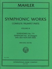 交響曲作品集・Vol.3（グスタフ・マーラー）（トランペット）【Mahler, G: Symphonic Works for Trumpet Vol. 3】