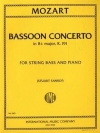 バスーン協奏曲・K191（モーツァルト）（ストリングベース+ピアノ）【Bassoon Concerto, K. 191】