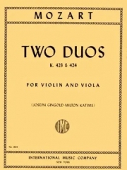 2つのデュエット  (モーツァルト)（弦楽二重奏）【Two Duos】