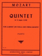 五重奏曲・イ長調・K.581  (モーツァルト)（弦楽五重奏）【Quintet in A major, K. 581】