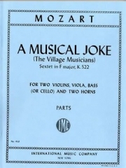 音楽の冗談・K.522  (モーツァルト)（ミックス六重奏）【A Musical Joke K. 522】