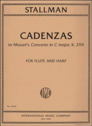フルートとハープのための協奏曲・ハ長調・K.299  (モーツァルト)（フルート+ハープ）【Cadenzas to Mozart's Concerto in C Major kv.299】