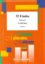 32のエチュード（シリル・ローズ） (バスーン）【32 Etudes】