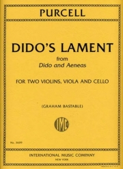 ダイドーの嘆き  (ヘンリー・パーセル)（弦楽四重奏）【Dido's Lament  from Dido and Aeneas】