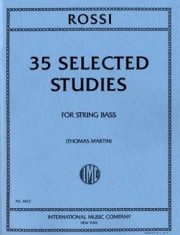 35の練習曲（ルイージ・ロッシ）（ストリングベース）【35 Selected Studies】