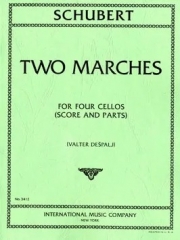 2つのマーチ（フランツ・シューベルト）  (チェロ四重奏）【Two Marches】