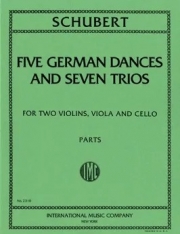 5つのドイツ舞曲＆7つのトリオ（フランツ・シューベルト）（弦楽四重奏）【Five German Dances & Seven Trios, D. 90】