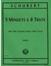 5つのメヌエット＆6つのトリオ（フランツ・シューベルト）（弦楽四重奏）【Five Minuets & Six Trios】