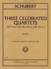 3つの有名な四重奏曲（フランツ・シューベルト）（弦楽四重奏）【Three Celebrated Quartets】