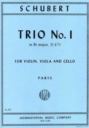 トリオ・No.1・変ロ長調（フランツ・シューベルト）（弦楽三重奏）【Trio No. 1 in B flat major】