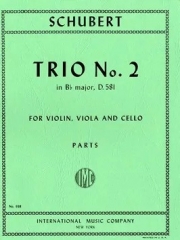 トリオ・No.2・変ロ長調（フランツ・シューベルト）（弦楽三重奏）【Trio No. 2 in B flat major】