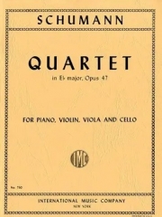 四重奏曲・変ホ長調・Op.47（ロベルト・シューマン）（弦楽四重奏）【Quartet in E flat major, Opus 47】