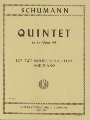 五重奏曲・変ホ長調・Op.44（ロベルト・シューマン）（弦楽四重奏+ピアノ）【Quintet in E flat major, Opus 44】