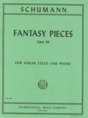 幻想的小品・Op.88（ロベルト・シューマン）（弦楽二重奏+ピアノ）【Fantasy Pieces Op.88】