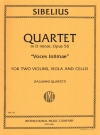 四重奏曲・ニ短調・Op.56「親愛なる声」（ジャン・シベリウス）（弦楽四重奏）【Quartet in D minor, Opus 56 "Voces Intimae"】