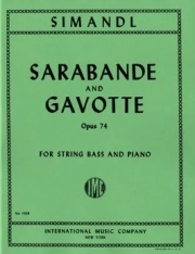 サラバンドとガヴォット・Op.74（フランツ・シマンドル） (ストリングベース＋ピアノ）【Sarabande and Gavotte, Opus 74】