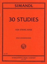 30の練習曲（フランツ・シマンドル） (ストリングベース）【30 Studies】