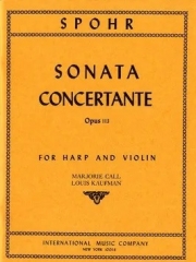 ソナタ・コンチェルタンテ・Op.113（ルイ・シュポーア）（ヴァイオリン+ハープ）【Sonata Concertante, Opus 113】