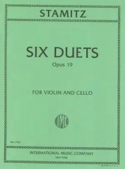 6つのデュエット・Op.19（カール・シュターミッツ）（弦楽二重奏）【Six Duets op. 19】