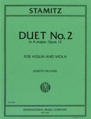 デュエット・No.2・Op.12（カール・シュターミッツ）（弦楽二重奏）【Duet No. 2 op. 12】