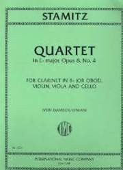 四重奏曲・変ホ長調・Op.8・No.4（ロベルト・シューマン）（クラリネット+弦楽三重奏）【Quartet in E flat major, Opus 8, No. 4】