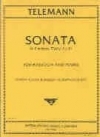 ソナタ・ヘ短調 （テレマン） (バスーン+ピアノ）【Sonata F Minor】