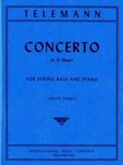 協奏曲・ト長調 （テレマン）(ストリングベース＋ピアノ）【Concerto in G major】