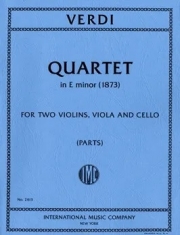 四重奏曲・ホ短調  (ジュゼッペ・ヴェルディ)（弦楽四重奏）【Quartet in E minor】