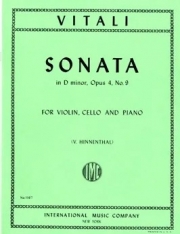 ソナタ・ニ短調・Op.4・Op.9  (トマゾ・アントニオ・ヴィターリ)（弦楽二重奏+ピアノ）【Sonata in D minor, Opus 4, No. 9】