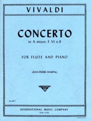 協奏曲・イ短調・RV.445  (アントニオ・ヴィヴァルディ)（フルート+ピアノ）【Concerto in A minor, RV 445】