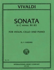 ソナタ・ハ短調・No.1  (アントニオ・ヴィヴァルディ)（弦楽二重奏+ピアノ）【Sonata in C minor, F. XVI no. 1】
