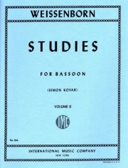 練習曲集第2巻（ユリウス・ヴァイセンボーン） (バスーン）【Studies, Book 2】