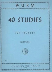 40の練習曲（ヴィルヘルム ・ヴルム）（トランペット）【40 Studies】