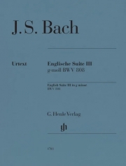 イギリス組曲・No.3・ト短調・BWV 808（バッハ)（ピアノ）【English Suite No. 3 g Minor, BMV 808】