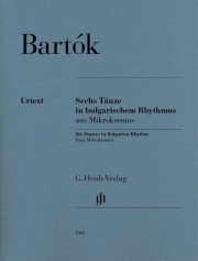 ブルガリアのリズムによる6つの舞曲（ベラ・バルトーク)（ピアノ）【Six Dances in Bulgarian Rhythm】