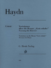 皇帝賛歌「神よ守りたまえ」による変奏曲  (フランツ・ヨーゼフ・ハイドン)（ピアノ）【Variations on the Hymn “Gott erhalte”】