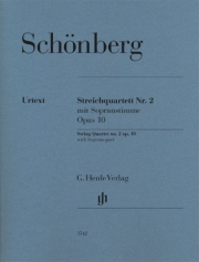 弦楽四重奏曲・No.2・Op.10（アルノルト・シェーンベルク）（弦楽四重奏）【String Quartet No. 2, Op. 10】