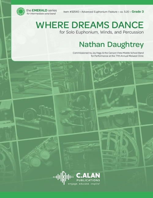 夢が踊る場所（ネイサン・ドートリー） (ユーフォニアム・フィーチャー）（スコアのみ）【Where Dreams Dance】