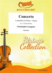 協奏曲 （クリストフ・グラウプナー） (ストリングベース+ピアノ）【Concerto】