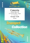 協奏曲 （ジュゼッペ・トレッリ） (コルネット+ピアノ）【Concerto】