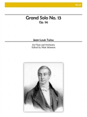 グランド・ソロ・No.13（ジャン＝ルイ・テュルー）（フルート+ミックス九重奏）【Grand Solo No. 13】