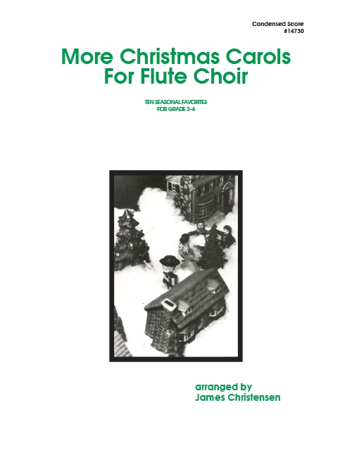 モア・フルートのためのクリスマスキャロル集（フルート四重奏）【More Christmas Carols For Flute Choir】