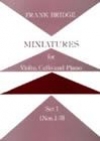 小品集・Vol.1（フランク・ブリッジ）(弦楽二重奏+ピアノ)【Miniatures for Piano Trio: Set 1 (Nos. 1-3) 】