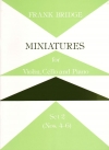小品集・Vol.2（フランク・ブリッジ）(弦楽二重奏+ピアノ)【Miniatures for Piano Trio: Set 2 (Nos. 4-6)】