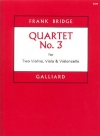 弦楽四重奏曲・ハ短調・No.3（フランク・ブリッジ）(弦楽四重奏)【String Quartet No. 3】