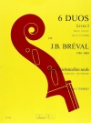 6つのデュオ・Book.1（ジャン・バティスト・ブレヴァル）(チェロ二重奏)【Six Duos, Book 1】