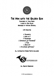 007／黄金銃を持つ男（金管十重奏）【The Man with the Golden Gun】