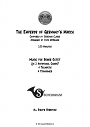 ドイツ皇帝の行進曲 (ジェレマイア・クラーク)（金管八重奏）【The Emperor of Germany’s March】