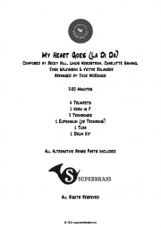 マイ・ハート・ゴーズ（ベッキー・ヒル）（金管十重奏）【My Heart Goes (La Di Da)】