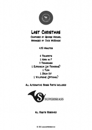 ラスト・クリスマス (ワム！)（金管十重奏）【Last Christmas】